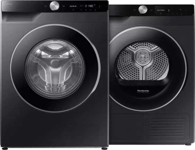 Samsung WW11DG6B85LB AI Wash + Samsung DV90DG6845LBU3 AI Dry+