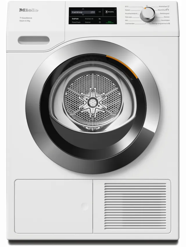 Miele TEL 695 WP Warmtepompdroger Wit