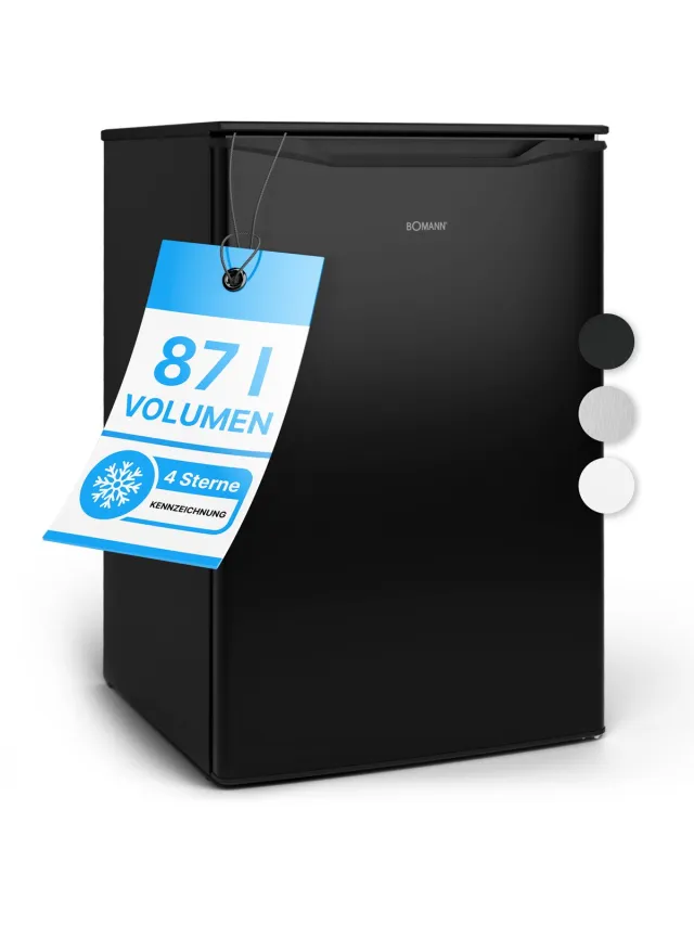 Bomann GS 7253 - Vrijstaande Vriezer - 87 Liter - Energieklasse C - Dark Inox Look