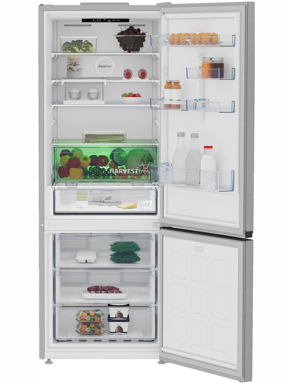 Beko B7RCNE566HXB1 Koel-vriescombinatie Zilver, foto 2