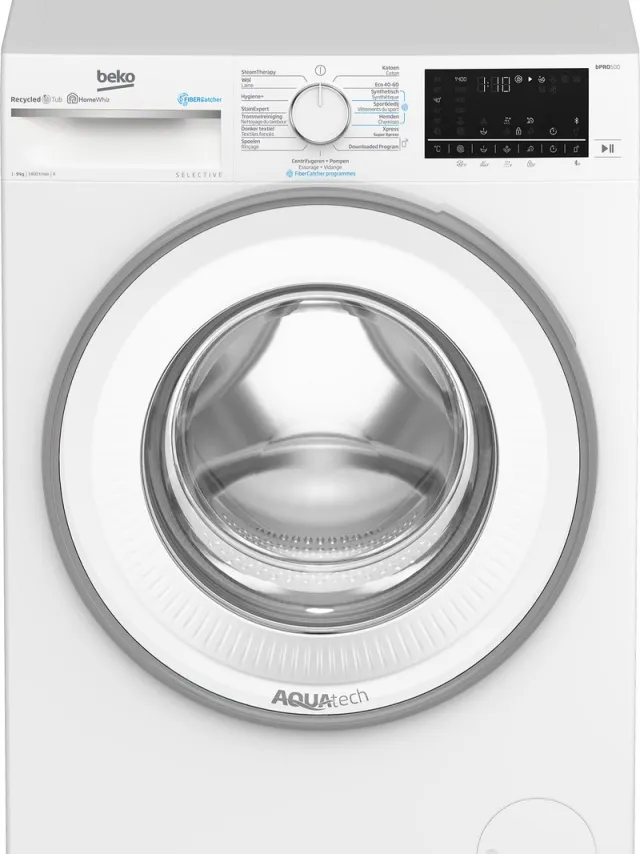 Beko B5WT594189W2 wasmachine Voorlader 9 kg 1400 RPM Wit