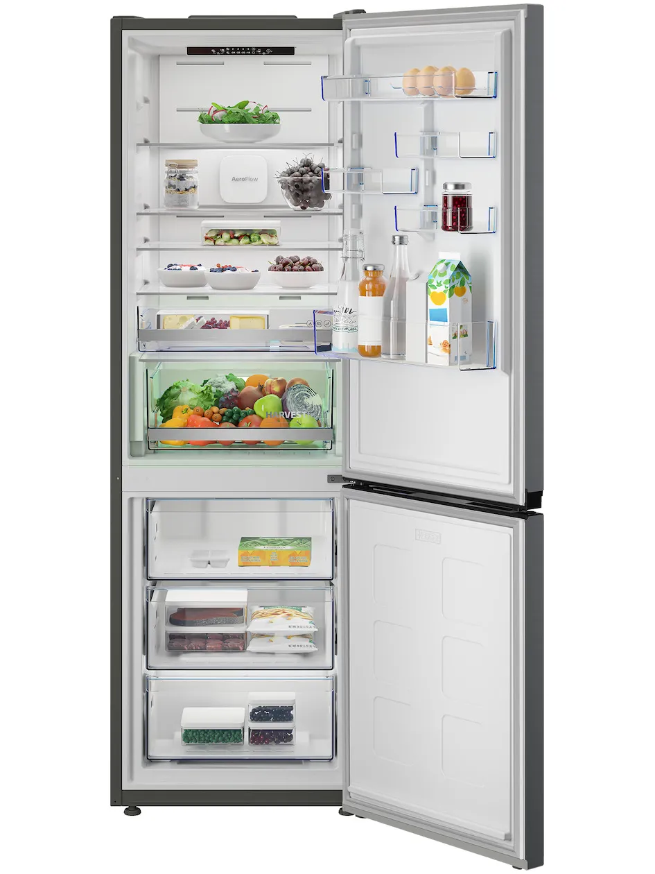 Beko B7RCNA378HXP Koelkast met vriesvak Grijs, foto 2
