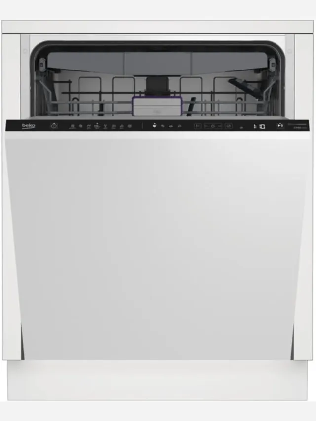 Beko BDIN36450 - Inbouwvaatwasser - 14 couverts - B label - 44 dB - Bestekmand - Volledig geïntegreerd - RVS - Stil - 10,9 liter water per cyclus
