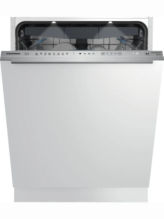 Grundig GNVP4611C INOX Vaatwasser inbouw rvs