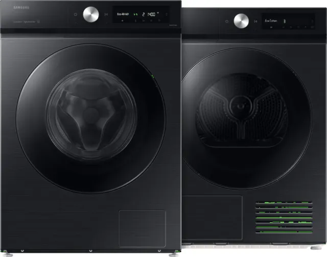 Samsung WW90DB7U94GBU3 AI Wash + Samsung DV90DB7845GBU3 QuickDrive