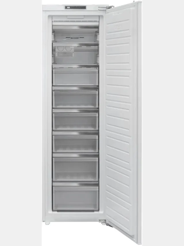 Sharp SJ-SD200E00X-EU Inbouwvriezer 177cm -D - Deur op deur