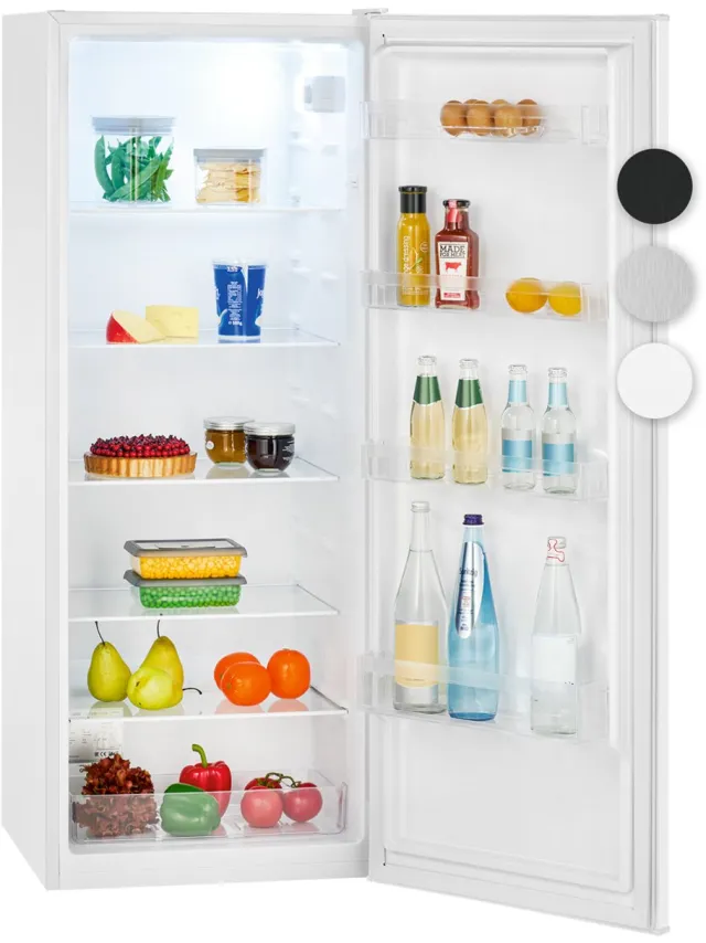 Bomann VS 7363 – Kastmodel Koelkast zonder vriesvak – 143 cm hoog - 242 Liter – Energieklasse D – Stil (39dB) - Wit White