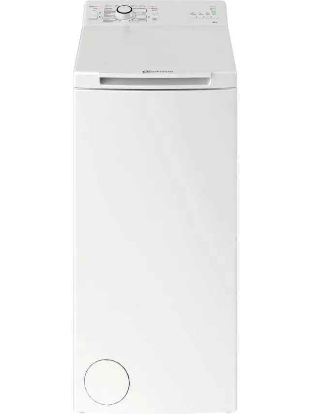 Bauknecht WAT Prime 6 L3 | Bovenlader wasmachine | Duits display Wit