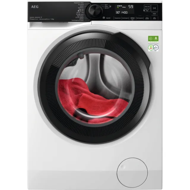 AEG 8000 PowerCare - UniversalDose Wasmachine voorlader 10 kg LR86XDOSE wit