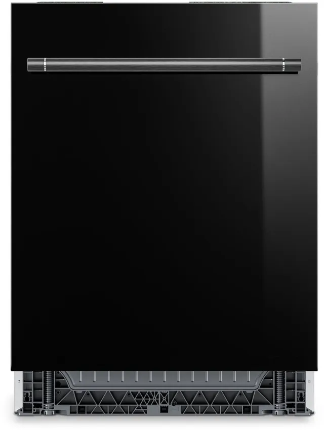 Klarstein Vaatwasser Luxara inbouw – geïntegreerde vaatwasser voor 14 couverts, met 8 programma's, AquaStop protectie, eco wasprogramma en gering waterverbruik,6L - voor Keuken - Snelprogramma - glas - Dishwasher - Afwasmachine Zwart