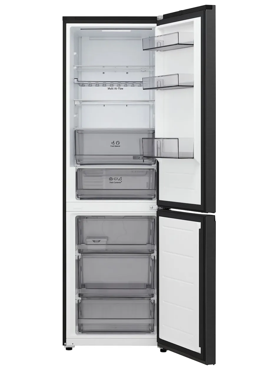 LG GBBS312AEV koel-vriescombinatie, 333 liter, No Frost, vrijstaand zwart, foto 2