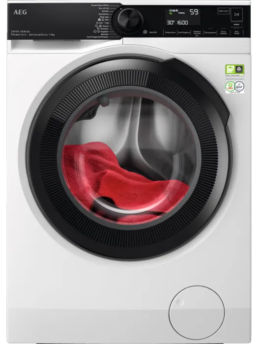 AEG 8000 serie PowerCare UniversalDose Wasmachine voorlader 9 kg LR8696UD4M