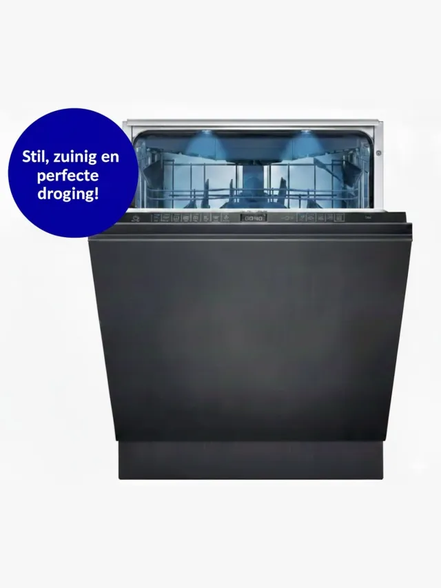 Siemens SN65ZX07CE - iQ500 varioSpeed Plus - Volledig integreerbare inbouwvaatwasser - Zeolith - Energielabel B - Home Connect Niet van toepassing