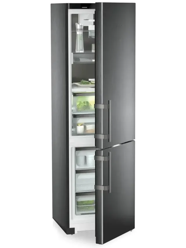 Liebherr Koelkast met diepvries CBNbsa20 575i Black Steel