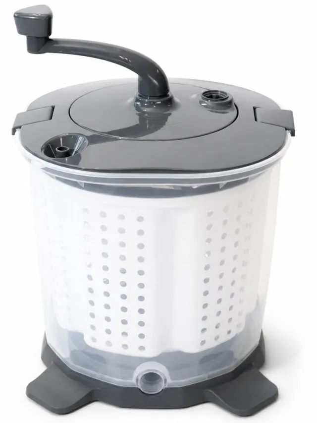 Happy Rhino Wasmachine Centrifuge Slim - Grijs - PP - 33 x 33 x 46 cm