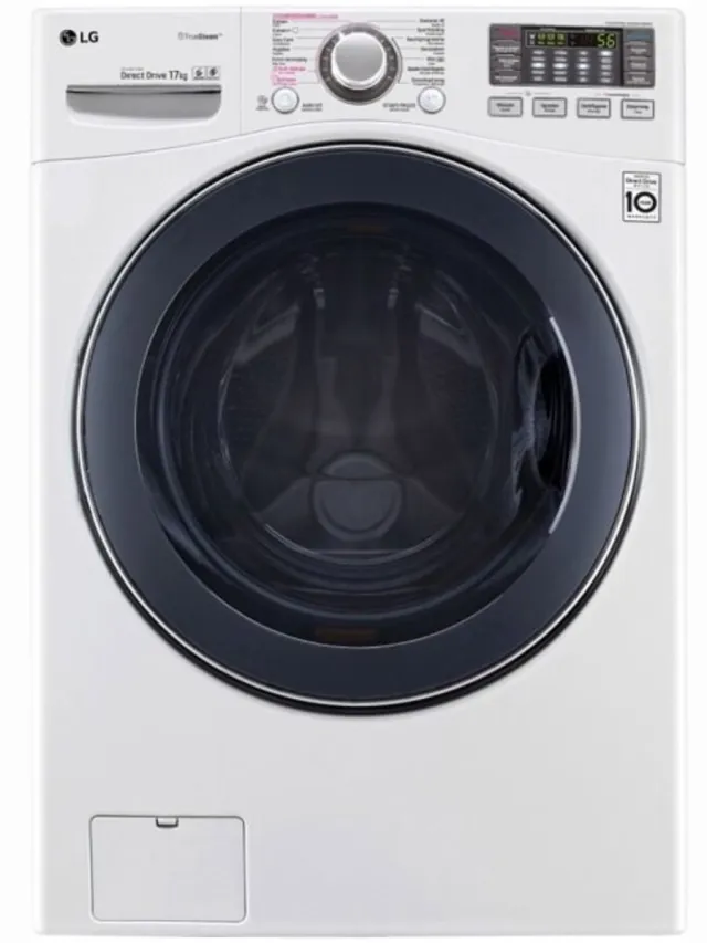 LG LC1R7N2 - 17 kg Wasmachine met TurboWash™ - Slimme AI DD™ motor - Minder strijken door stoom - ThinQ™ Wit