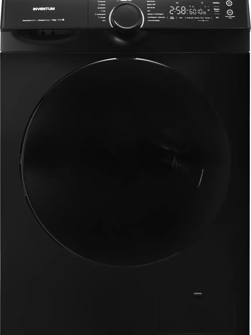 Inventum VWM8010B wasmachine zwart, foto 2