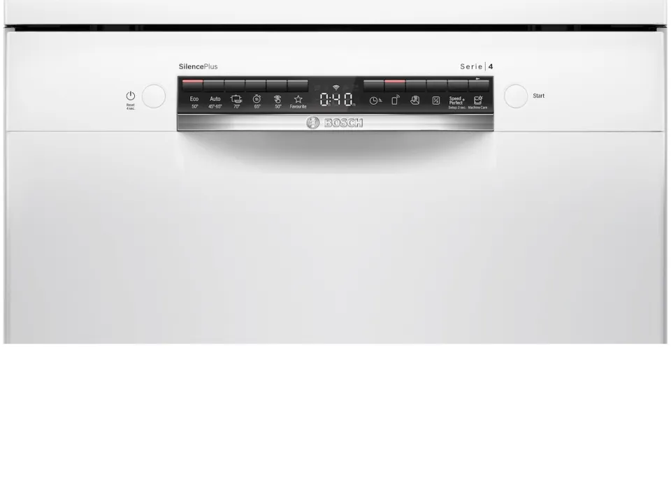 Bosch SMS4EVW08E vaatwasser, 60 cm, 14 couverts, vrijstaand wit, foto 2