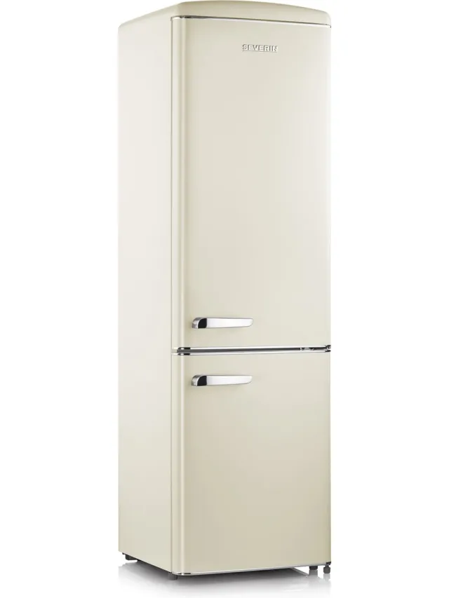 Severin RKG 8919 - Koel-vriescombinatie - 244 Liter - Retro - Creme
