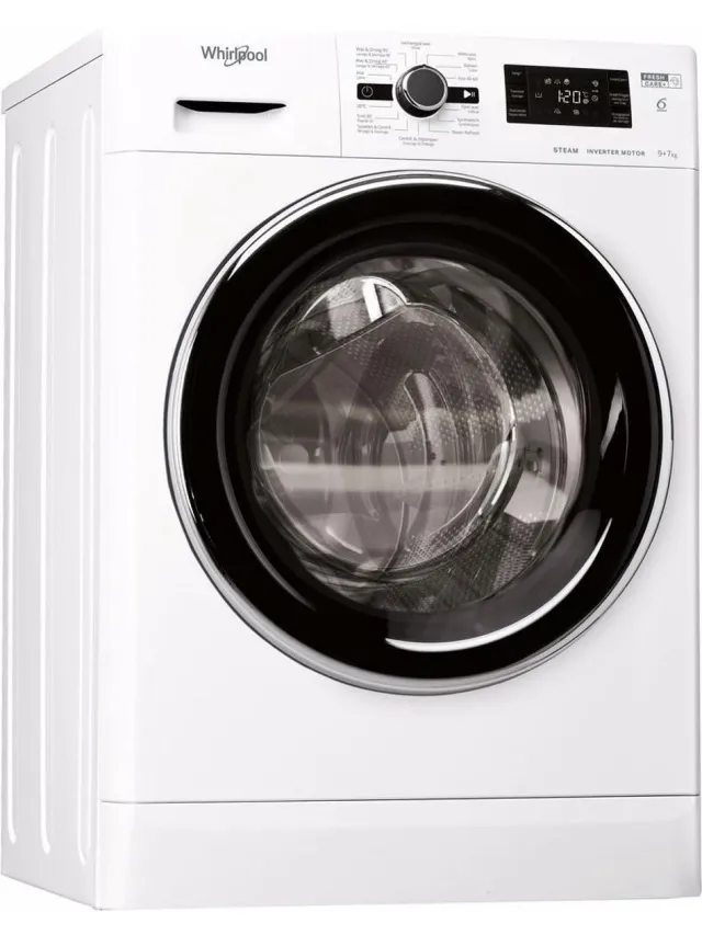 Whirlpool FWDGBE 97682E WBC V N - Was-droogcombinatie Wit
