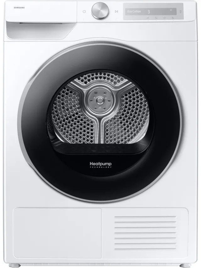 Samsung DV90DG6845LH - Wasdroger - 9 kg - Energielabel A - Warmtepomp Wit
