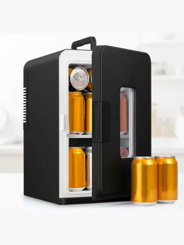 ApexArte® ApexArte mini vriezer vrieskist, 15 liter, zwart