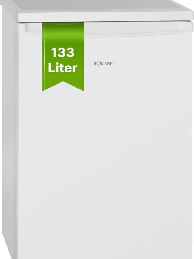 Bomann VS 2185.1 tafelmodel koelkast, 133 liter, wit