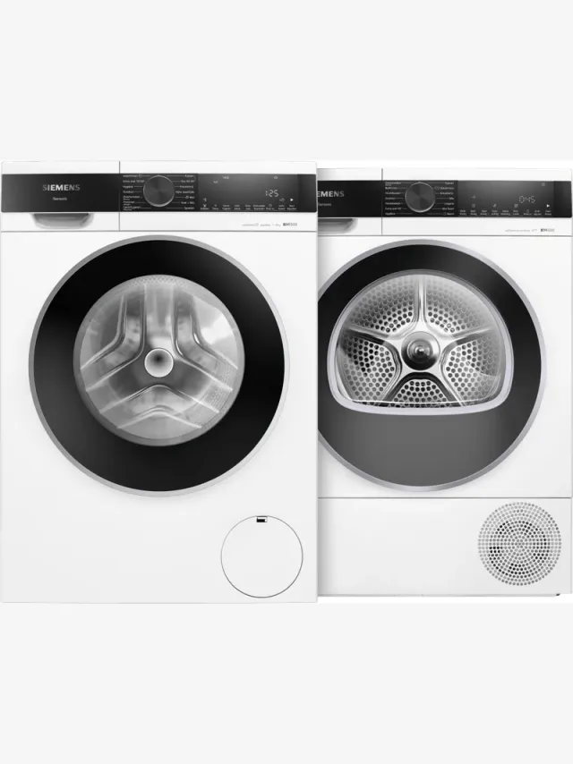 Siemens WG44G2ZBNL + Siemens WQ35G2D0NL SelfCleaning