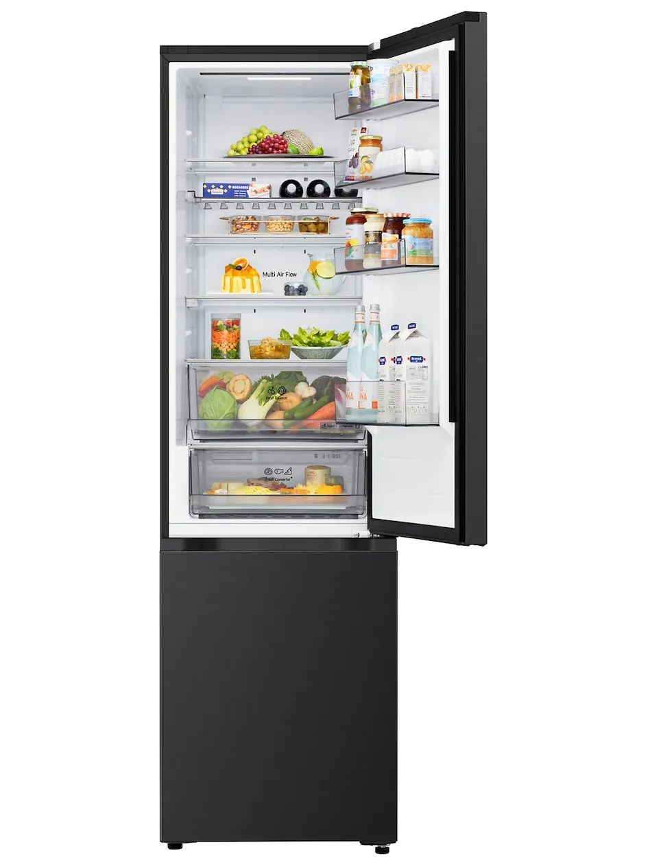 LG GBBS322BEV koel-vriescombinatie, 375 liter, No Frost zwart, foto 2