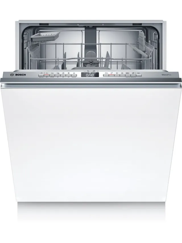 Bosch SMV4HKX08E Serie 4 - Vaatwasser - Inbouwvaatwasser - Volledig geïntegreerd - 44db - Home Connect- Extra Droog: optie voor extra grondige droogresultaten Wit
