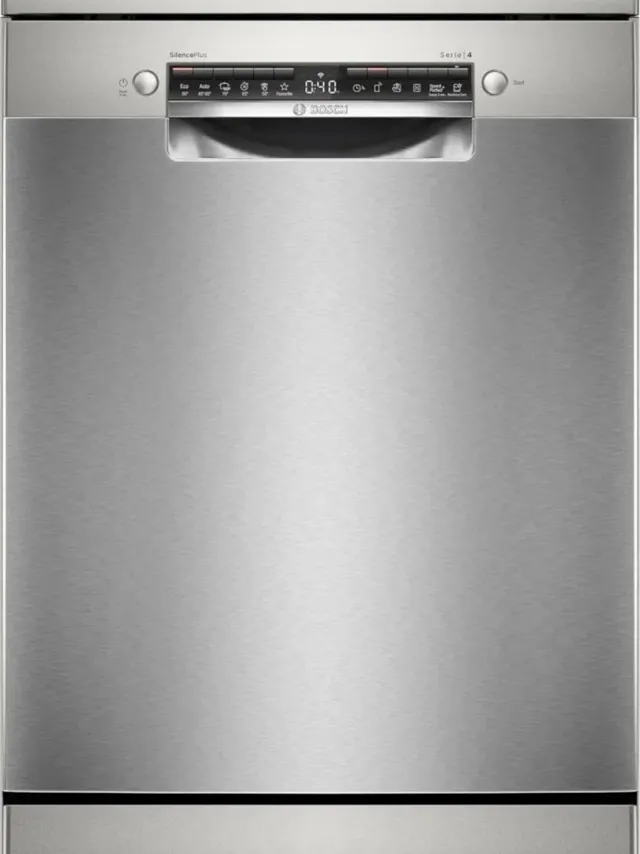 Bosch SMS4EVI08E Serie 4 - Vrijstaande Vaatwasser - 60 cm - 14 Couverts - RVS Anti-Fingerprint Roestvrijstaal