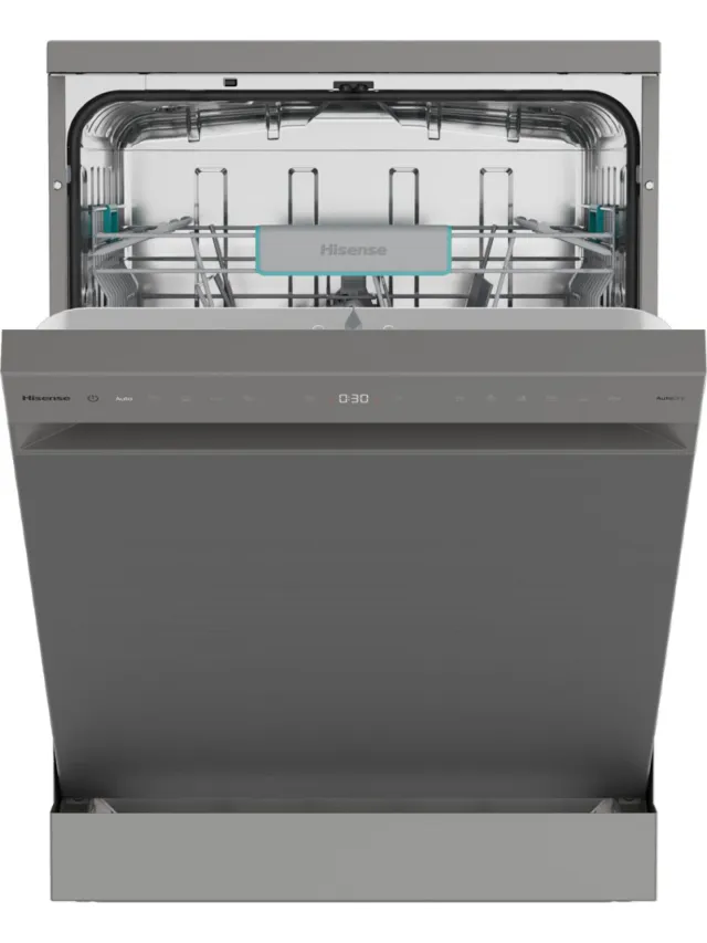 Hisense HS662A90X Vaatwasser Inox - A - Quick 20 min