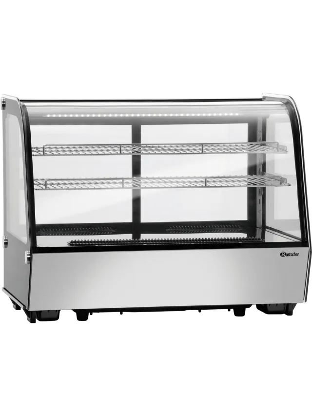 Bartscher DeliCool IIIL Koelvitrine - 160L - +2°C tot +12°C - LED - 885x570x690mm rvs