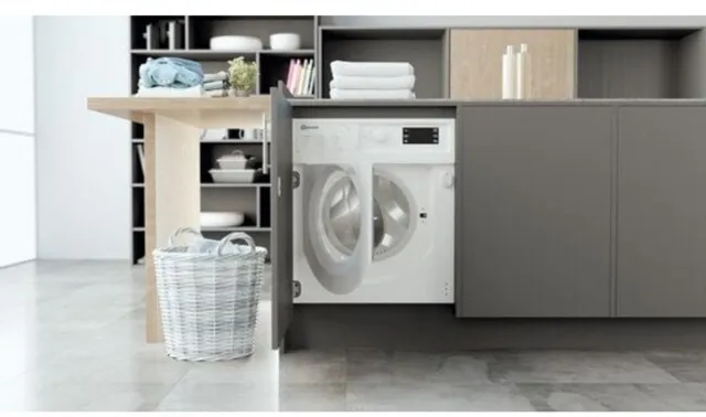 Bauknecht BI WMBG 71483E DE N | Inbouw wasmachine | Duits display Wit