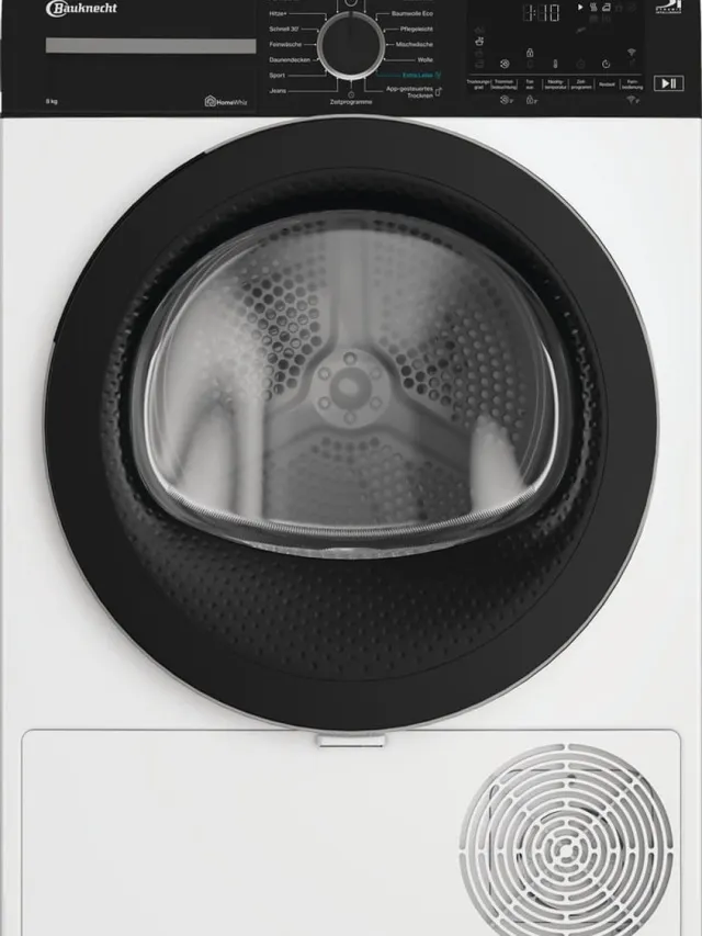 Bauknecht BD 8C WBS | Warmtepompdroger | 8 kg | C | Taaldisplay Duits Zwart;Wit