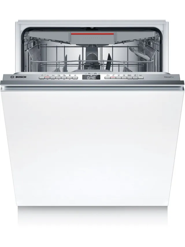 Bosch SMV4ECX28E - Serie 4 - Vaatwasser - Inbouwvaatwasser - Volledig geïntegreerd - 60 cm - Energielabel A - Home Connect - Extra Droog: optie voor extra grondige droogresultaten RVS