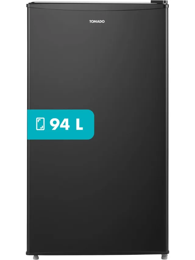 Tomado TLT4702B - Tafelmodel koelkast - 94 liter - 3 draagplateau's - Energielabel D - Zwart