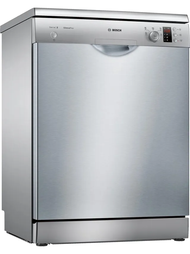 Bosch SMS25AI05E - Serie 2 - Vrijstaande vaatwasser - RVS - 12 couverts - Energielabel E