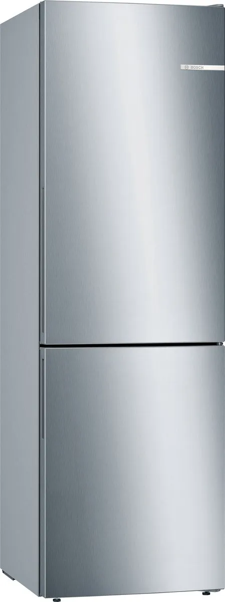 Bosch KGE36ALCA - Serie 4 - Koelkast - Koel-vriescombinatie - 186 cm - Energielabel C - Houd je versproducten langer vers met VitaFresh lade - Stil - RVS Roestvrijstaal