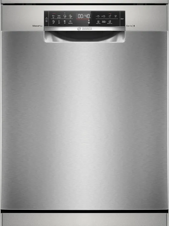 Bosch SMS6ECI12E geborsteld staal