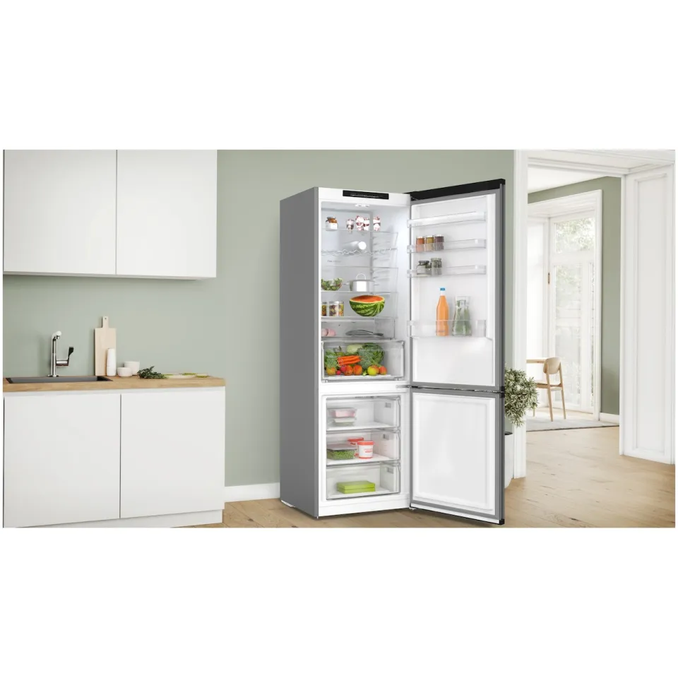 Bosch KGN49OCAF EXCLUSIV Koel-vriescombinatie Grijs, foto 3