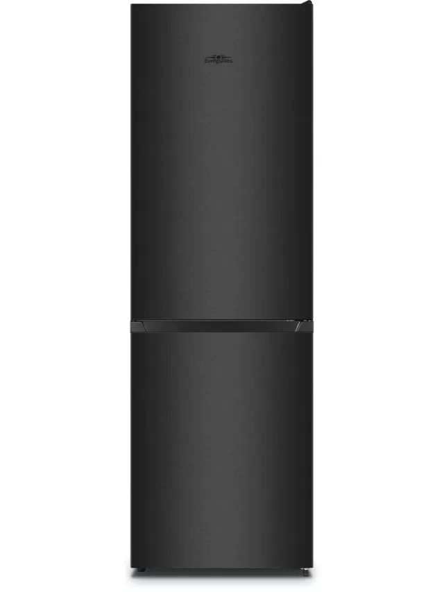 Everglades EVUD4150A - Koel-Vriescombinatie - A Klasse - Dark Inox - 304 Liter - Total No Frost - 5 Jaar Garantie