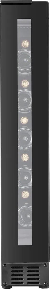 Nestor M Wijnkoelkast 15 cm Breed - NWVS110FN1 - 10 Flessen - 5 à 20 °C - 3 kleuren LED - Stil 34 dB - Koolstoffilter Zwart