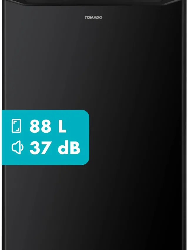 Tomado TFT5501B tafelmodel vriezer, 87 liter, 55 cm breed Zwart