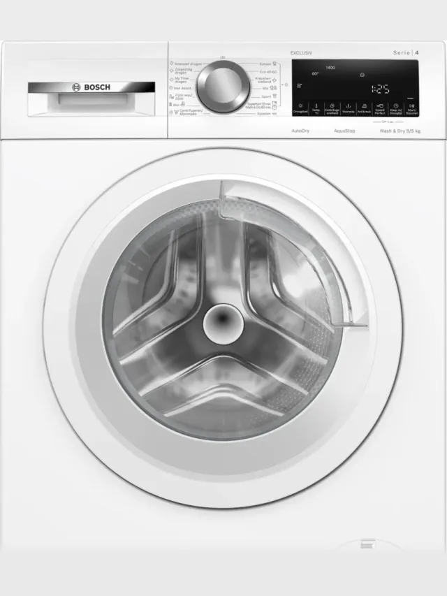 Bosch WNA144V9NL was/droog combinatie White