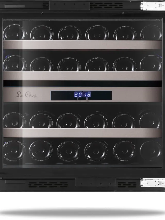 Le Chai Inbouw wijnkoelkast met technische deur - LBN240POPV - 60 cm zwart - technische deur