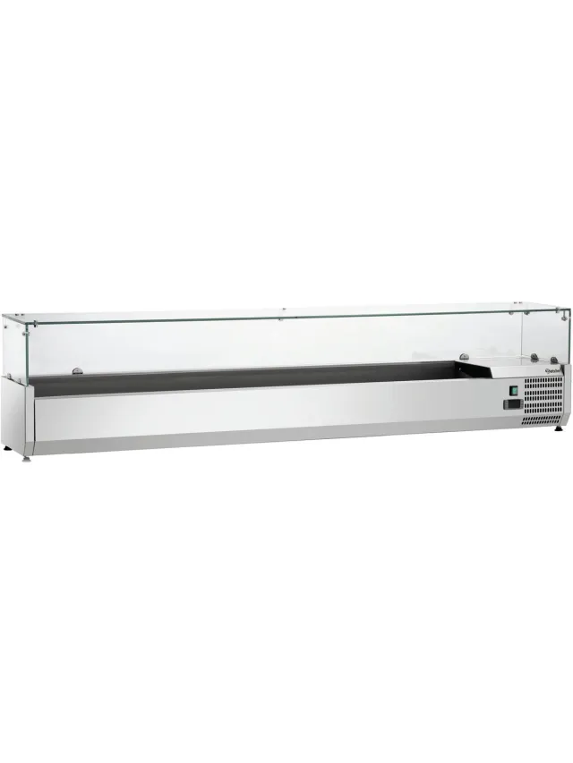 Bartscher Koelopzetvitrine GL4-2001 - Bartscher 110274 rvs