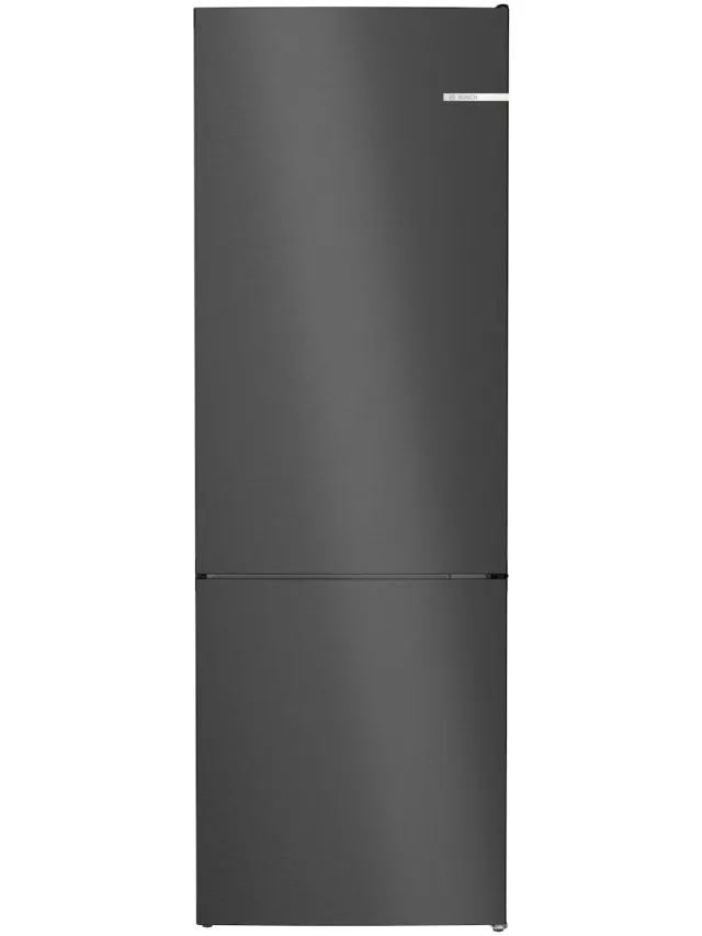 Bosch KGN492XCF Koel-vriescombinatie Zwart
