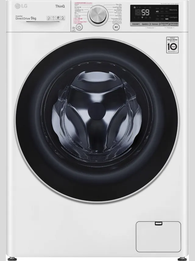 LG F4WV509S1H wasmachine Voorlader 9 kg 1400 RPM Wit