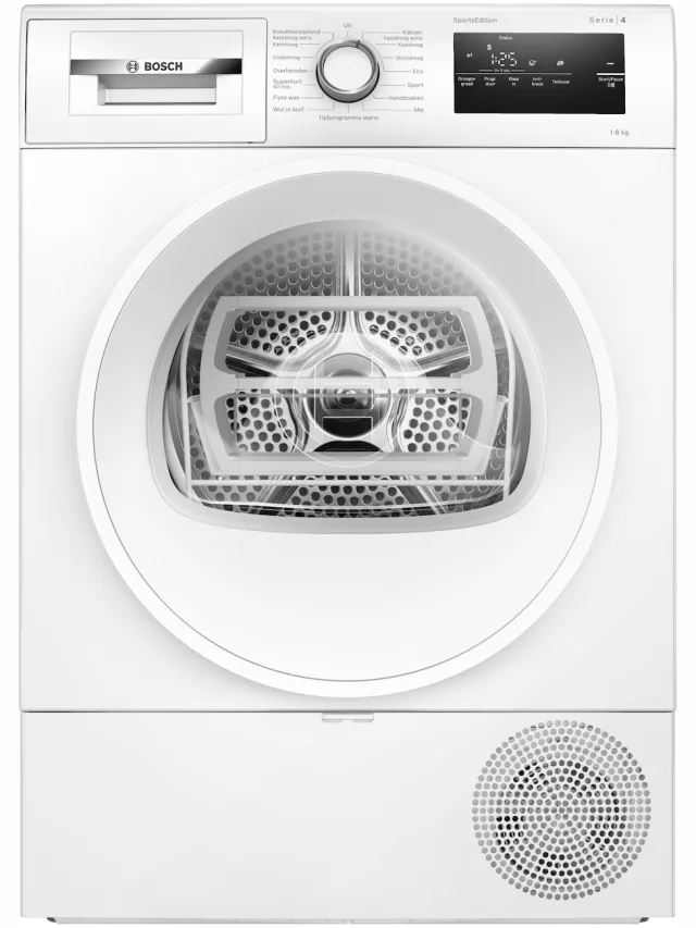 Bosch WTH8520MNL EXCLUSIV Warmtepompdroger Wit